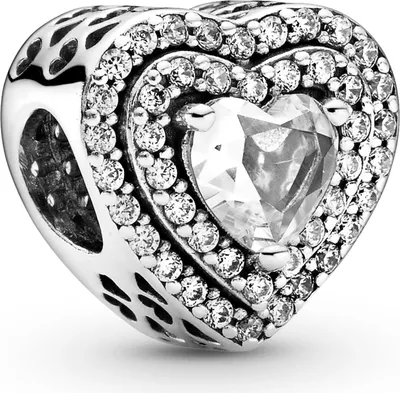 Produktbild von PANDORA JEWELRY Mod. CUORI IN RILIEVO SCINTILLANTE