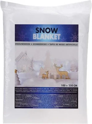 Productafbeelding van Decoratieve Sneeuwdeken voor Binnen en Buiten - 250 x 100 cm Kerstdecoratie