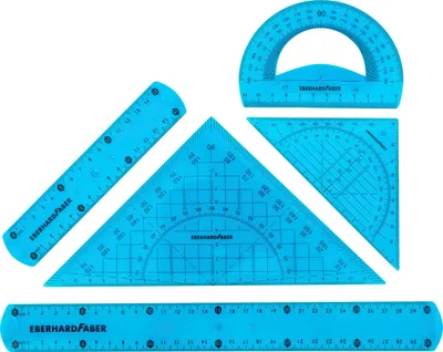 Zdjęcie produktu dla EBERHARD FABER 570010 EBERHARD FABER Geometrie-/Zeichenset blau