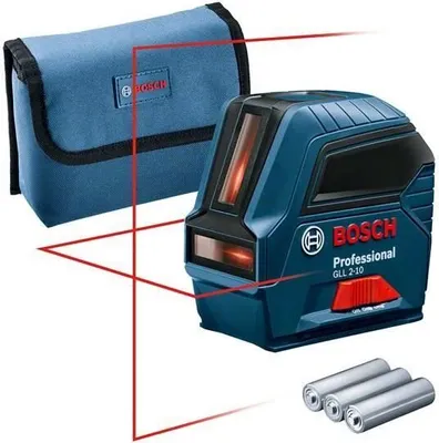 Zdjęcie produktu dla Laser Liniowy Bosch Professional GLL 2-10, Zasięg 10 m, Samopoziomujący, IP54
