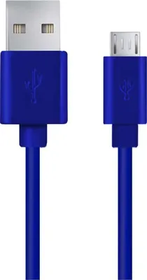 Obrázok produktu pre Eb143B Micro Usb 2.0 Kábel A-B M/M 1M Modrý
