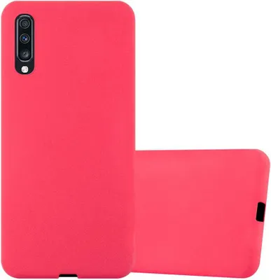 Produktbild von Cadorabo Schutzhülle für Samsung Galaxy A70 / A70s Hülle in Rot Handyhülle TPU Etui Cover Case