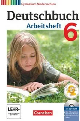 Immagine prodotto di Deutschbuch 6. Schuljahr. Arbeitsheft mit Lösungen und Übungs-CD-ROM. Gymnasium Niedersachsen