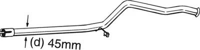 Produktbild von Bosal Reparaturrohr, Katalysator  889-181