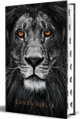 Produktbild von Biblia Rvr 1960 Letra Grande Tamaño Manual, Tapa Dura León de Juda Con Índice / Spanish Bible Rvr 1960 Handy Size Large Print Hardcover Lion of Juda with in