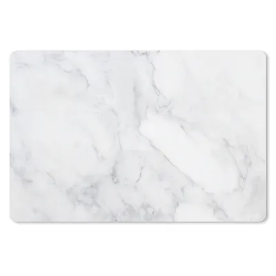 Produktbild von MuchoWow® Mauspad Mousepad Marmor - Weiß - Grau - Luxus - Marmoroptik - Stein 27x18 cm - Mousepads - Maus Mat - Pad - Mausunterlage - Büroartikel - Desk Matten