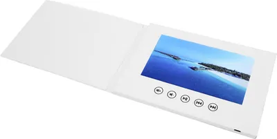 Zdjęcie produktu dla Wideo kartka okolicznościowa 720p HD odtwarzanie 128 m pamięci broszura Elektroniczna książka z ekranem LCD na rocznicę urodzin 7 cali
