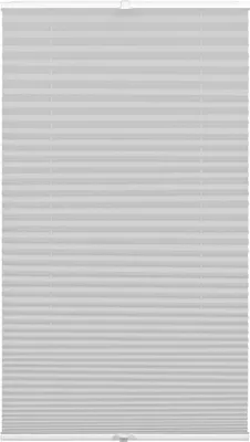 Produktbild von Gardinia Plissee Concept Tageslicht, mit 2 Bedienschienen, grau 60 x 130 grau