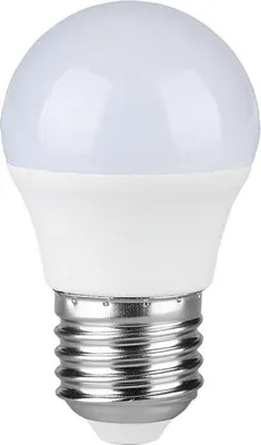 Obrázok produktu pre V-TAC LED žiarovka 4,5W E27 G45 P45 Ball VT-1879 studená 470lm
