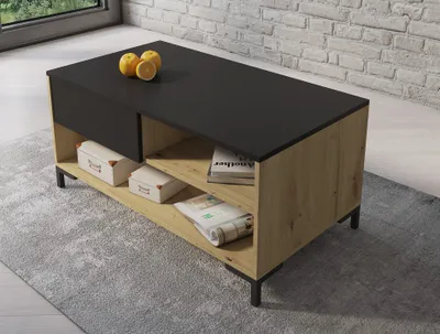 Obrázek produktu pro Konferenční stolek HOIAN se zásuvkou dub artisan