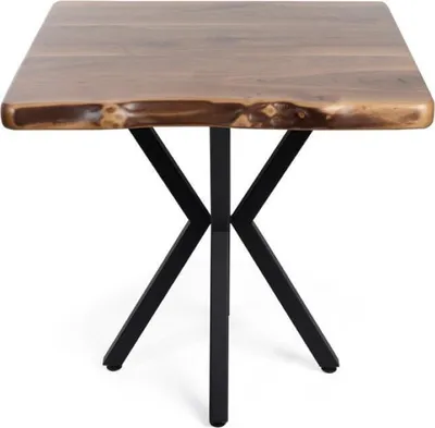 Image de Bar table comptoir Loft Bistro tables table haute maison bar restaurant 80x80cm
