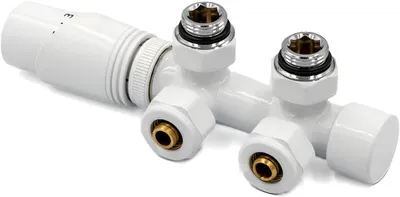 Productafbeelding van Multiblock radiator met thermostaat - Wit