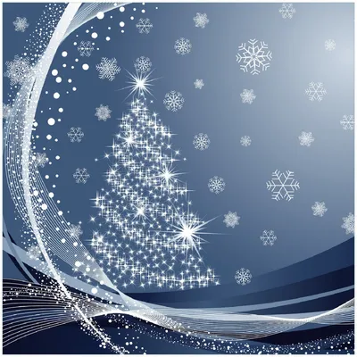 Produktbild von Wallario Memoboard Magnettafel aus Glas, Größe 50 x 50 cm, Motiv Glitzernder Tannenbaum mit Schneeflocken