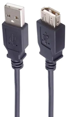 Image de PREMIUMCORD câble USB 2.0 A-A 0,2m (20cm), extension (M/F) (kupaa02bk)