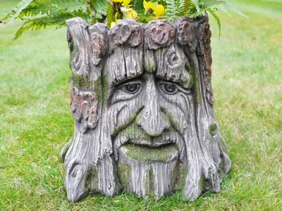 Imagen del producto de Macetas Boomstronk para jardín, color gris