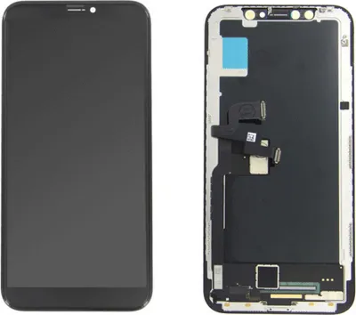 Produktbild von Apple iPhone X LCD Display + Touchscreen, schwarz (Refurbished)