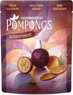 Produktbild von Pompongs Passionsfrucht Fruchtsnacks 18er