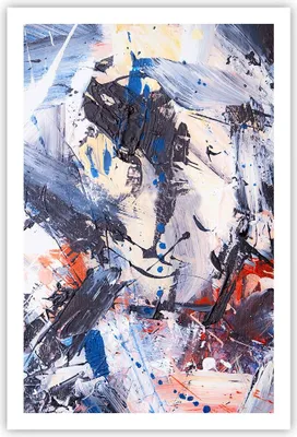Produktbild von Poster - Poster ohne Rahmen - Abstraktion verschüttet Farben - 61x91,5 cm - Wand Bild - Wanddeko - Wandbilder - Kunstposter - Wandposter - Bilder - Kunstdruck - Wanddekoration - P2XPA61x91-4383
