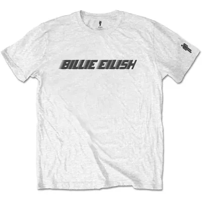 Produktbild von Billie Eilish Black Racer Logo White M T-Shirt