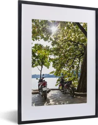 Produktbild von MuchoWow® MuchoWow® Gerahmtes Poster Strand in Hoi An Vietnam 30x40 cm - Poster mit zchwarzem Bilderrahmen - Wandposter Schlafzimmer