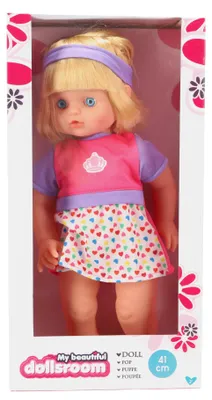 Image de My Beautiful Dolls Room Poupée avec cheveux 41 cm