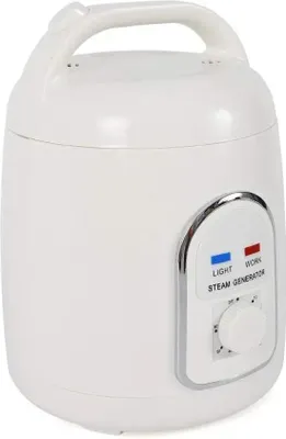 Produktbild von Dampfgenerator für Sauna - Tragbar für Heim-Spa - 900 W - 1,5 l Wassertank - Timer - Weiß