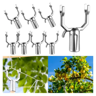 Produktbild von 8 Stück Metallbaumstützen, Aststützen für Obstbäume, wiederverwendbare Baumstützen für schiefe Bäume, Obstbaum-Astklammern, Baumstützen für Pflanzen und Gemüse