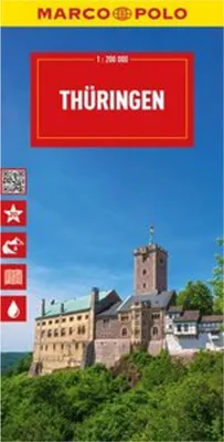 Obrázok produktu pre MARCO POLO Cestovná mapa Nemecko 07 Durínsko 1:200 000
