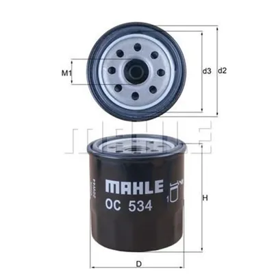 Produktbild von Ölfilter KNECHT OC 534