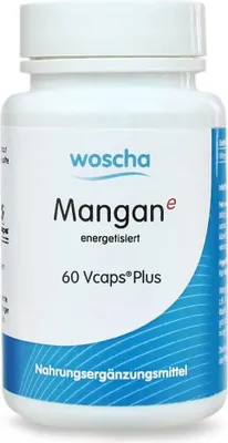 Produktbild von Woscha Mangan energetisiert – 60 Kapseln