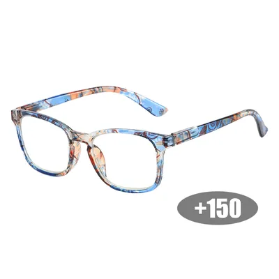 Produktbild von Anti-Müdigkeit mit Blaulichtfilter, +1,5 Dioptrien, Brille Sehhilfe Lesehilfe Brille Integrierte Nasenpads