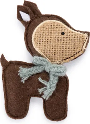 Produktbild von Beeztees Catnip Hirsch Tino - Katzespielzeug - braun - 10x7x2 cm