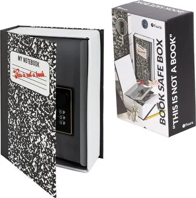 Produktbild von Tresor in Buchform mit der Aufschrift „Dies ist kein Buch“.