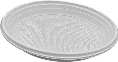 Produktbild von 100 Stück Mehrweg-Plastikteller Ø22 cm