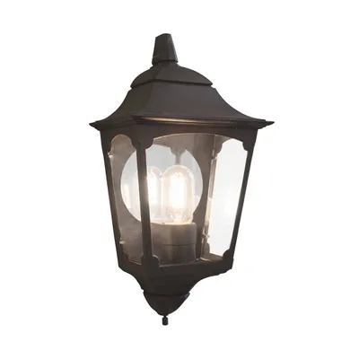 Immagine prodotto di Applique da esterno Chapel nera 1xE27x60W in alluminio, dimensioni: 41x22x14 cm, IP44, Elstead