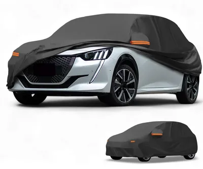 Zdjęcie produktu dla Solidchoice - Wodoodporny pokrowiec samochodowy do Peugeota 208 z zamkiem