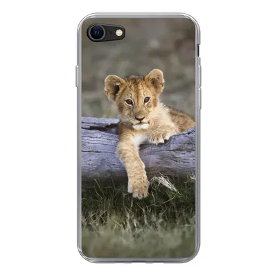 Produktbild von MuchoWow® Handyhülle Schutzhülle Hülle für iPhone 7 Jungtier - Tier - Natur Silikon Softcase Handy Hülle - Kartenhalter