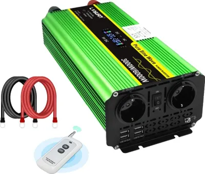 Produktbild von Wechselrichter, reine Sinuswelle, hohe Leistungskapazität, 12V-220V-6000W
