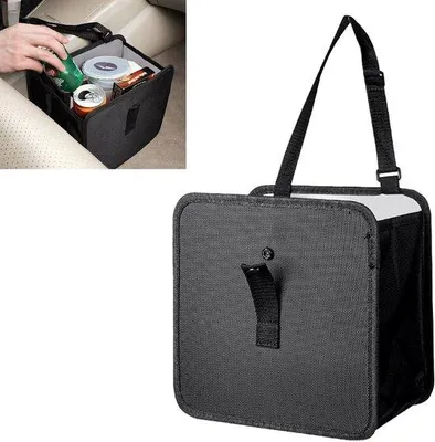 Image de Mini-boîte de rangement résistante à l'eau pour voiture, universelle, accessoires d'intérieur (noir)