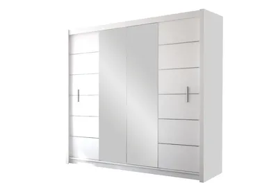 Produktbild von Zweitüriger Kleiderschrank 203 SAULE – weiß