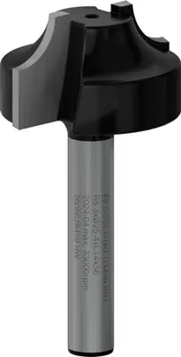 Image de Fraise à moulurer E, 6 mm, R1 6,3 mm, D 25,4mm, L 14 mm, G 46 mm 2608628459