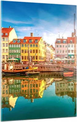 Produktbild von Bilder auf glas - Einteilig - Segelboote Wasser Architektur Hafen - 50x70cm - Glasbilder - Wandbilder - Bilder - Wanddekoration aus Glas - Glas Bilder - Wandbild auf Glas - GPA50x70-2873