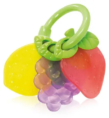 Image de Lorelli, Anneau de dentition Fruits, aide à la poussée des dents, hochet dès la naissance vert