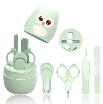 Produktbild von Babypflege Set Nagelpflege mit Schere, Knipser, Feile & Pinzette