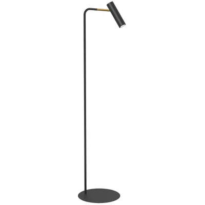 Zdjęcie produktu dla Lampa stojąca podłogowa nowoczesna czarna tuba 1xGU10 8W Axion Luminex