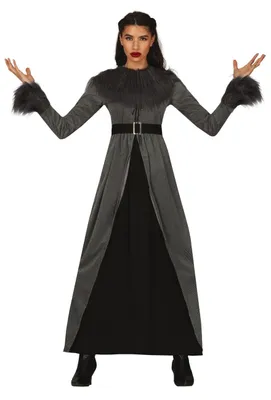 Produktbild von Graues-Hexen-Kostüm für Damen, Gr. M-L, Größe:M