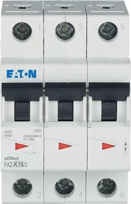 Produktbild von EATON LS-Schalter 16A 3p FAZ-K16/3 K-Char 278911