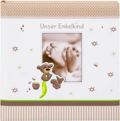 Produktbild von Goldbuch Enkelkindalbum Honigbär 25x25 cm 60 weiße Seiten