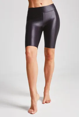 Produktbild von Gatta BLACK BRILLANT Damen Radlerhose Leggins Shorts mit hoher Taille, Schwarz, L