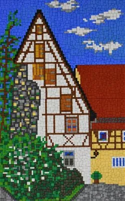 Produktbild von Stick it Schlenzgerhaus Stadt Spalt ca. 4.900 Teile mit XXL-Steckvorlage